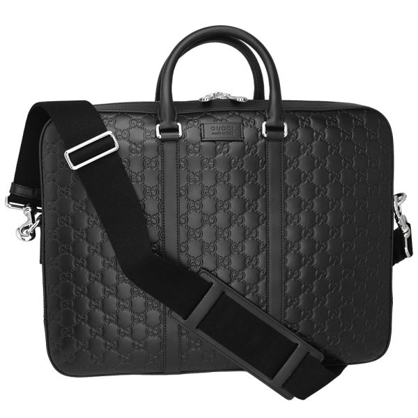 imgrc0113957256 Gucci Business Bag Briefcase 2way Leather Black