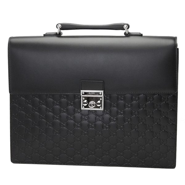 imgrc0113957267 Gucci Business Bag Briefcase 2way Leather Black