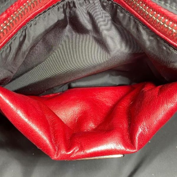 imgrc0115001659 Prada Nappa Bomber Shoulder Bag Lambskin Red