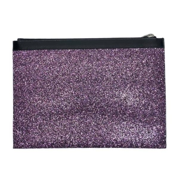 imgrc0115859850 Saint Laurent Paris Glitter Clutch Bag Pink