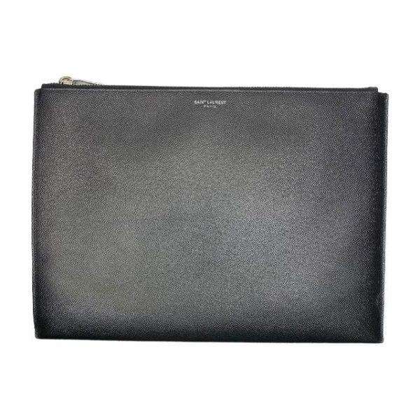 imgrc0115860079 Saint Laurent Paris Clutch Bag Leather Black