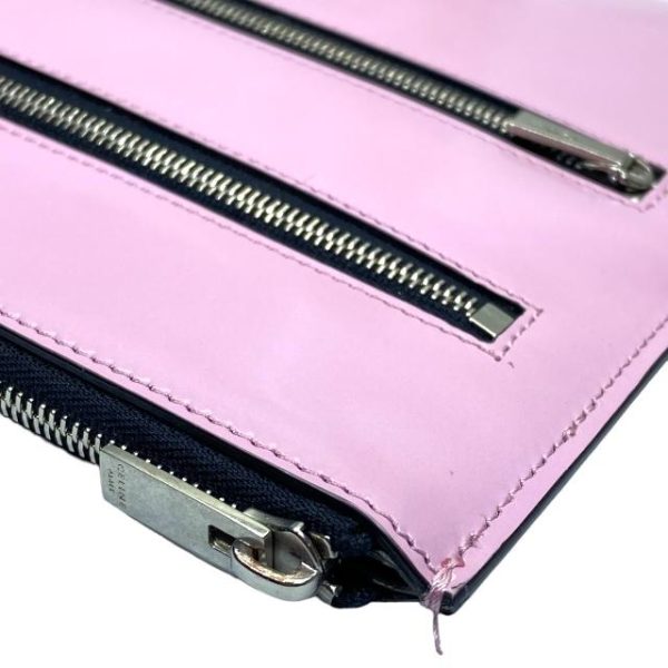 imgrc0116049903 Celine Clutch Bag Clutch Pochette Three Zip Logo Spazzolato Calf Pink