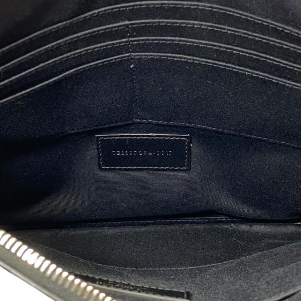 imgrc0116135534 Saint Laurent Clutch Bag Second Bag Leather Logo Black