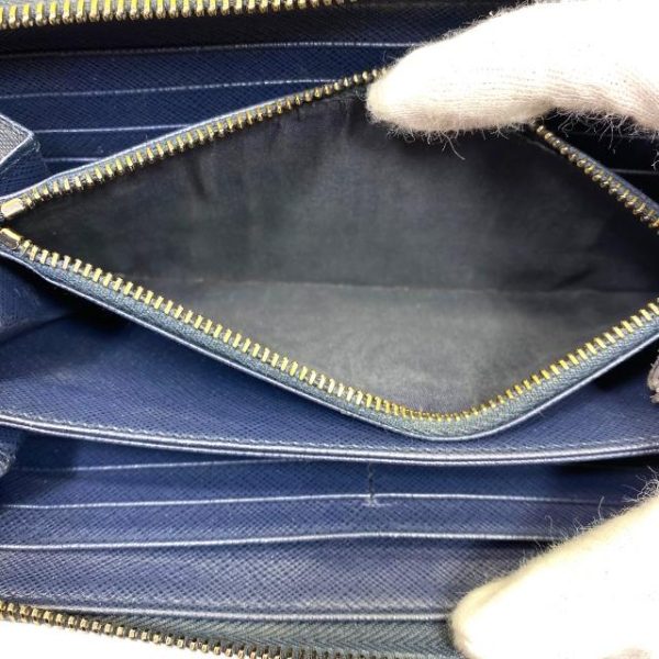 imgrc0116697280 PRADA Long Wallet Leather Navy