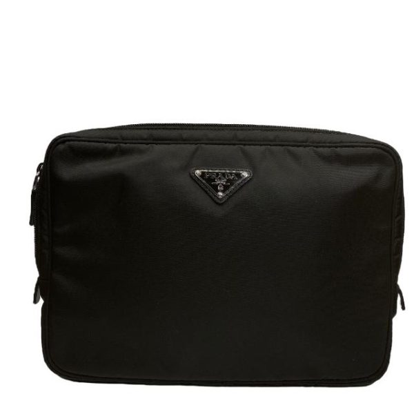 imgrc0116697335 PRADA Pouch Nylon Black