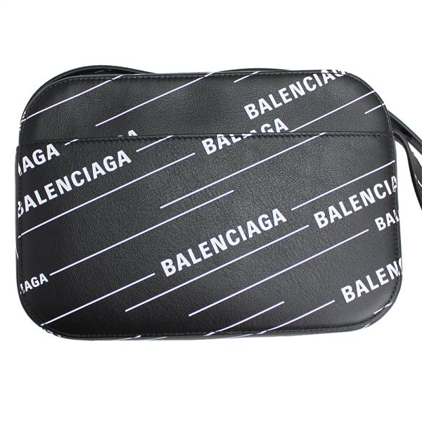 imgrc0116922889 Balenciaga Everyday Logo Shoulder Bag Black White