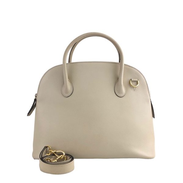 imgrc0119047253 Celine Bugaddi Handbag Ivory Leather Shoulder Bag 2Way