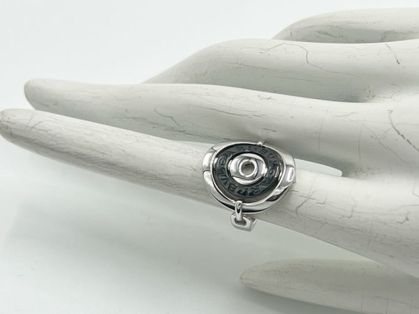 imgrc0120069059 BVLGARI White Gold Ceramic Ring Astrale Cerki