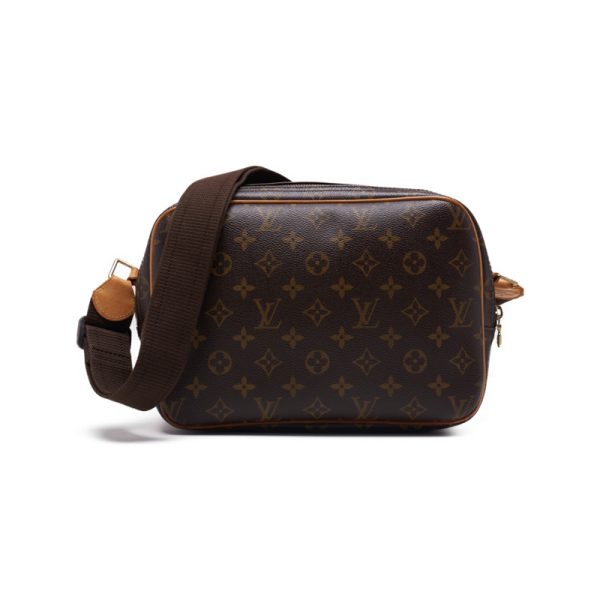 imgrc0124198145 Louis Vuitton Reporter PM Shoulder Bag Monogram Brown