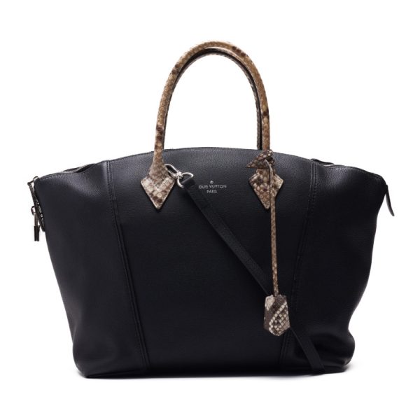 imgrc0124423586 LOUIS VUITTON Parnasea Lockit MM 2WAY Handbag Noir