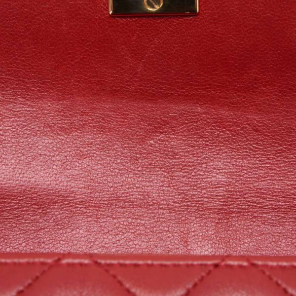 imgrc0125033427 Chanel Mini Matelasse Round Flap Chain Lambskin Red Gold