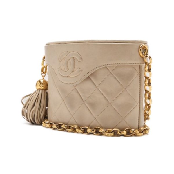 imgrc0126163734 Chanel Matelasse Chain Shoulder Bag Beige