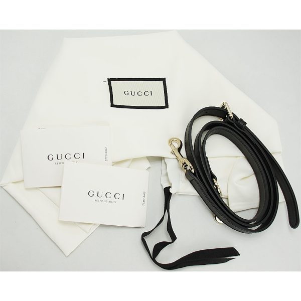 imgrc0132239635 Gucci 2way Hand Shoulder Bag Leather Black