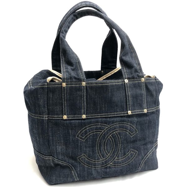 imgrc0136130163 Chanel Denim Tote Bag Here Mark Sparkling Ladies