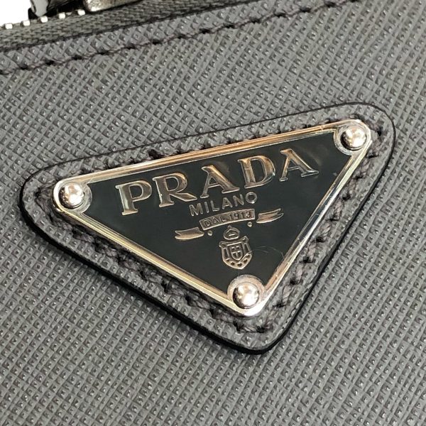 imgrc0136510989 Prada Shoulder Bag Saffiano Leather Gray