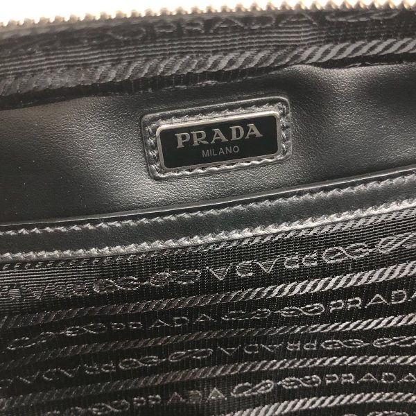 imgrc0136510999 Prada Shoulder Bag Saffiano Leather Gray