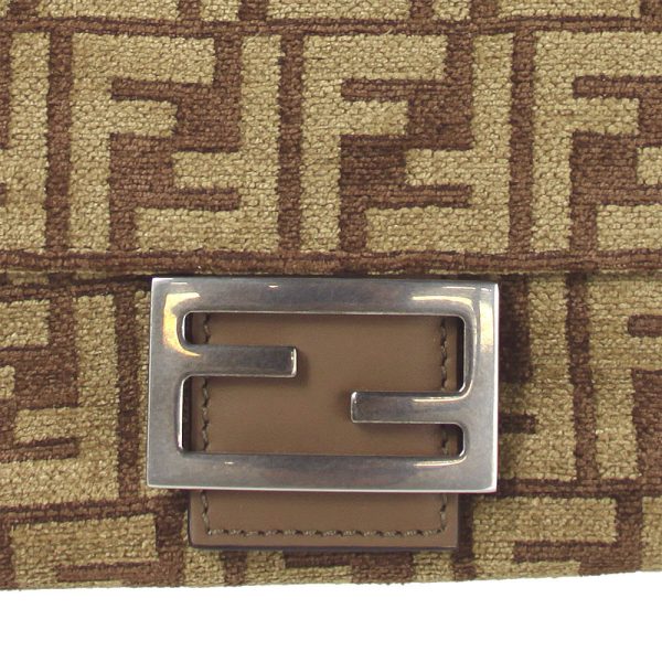 imgrc0145486000 Fendi Chain Shoulder Bag Baguette Brown