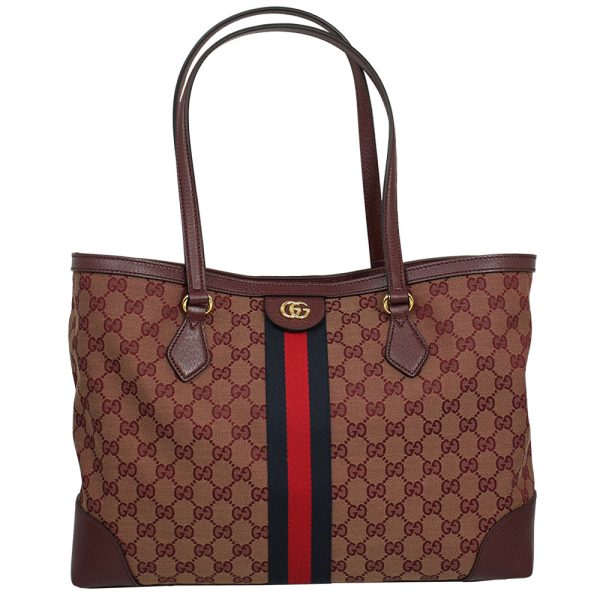 imgrc0145486378 Gucci Tote Bag Ophidia GG Canvas Burgundy