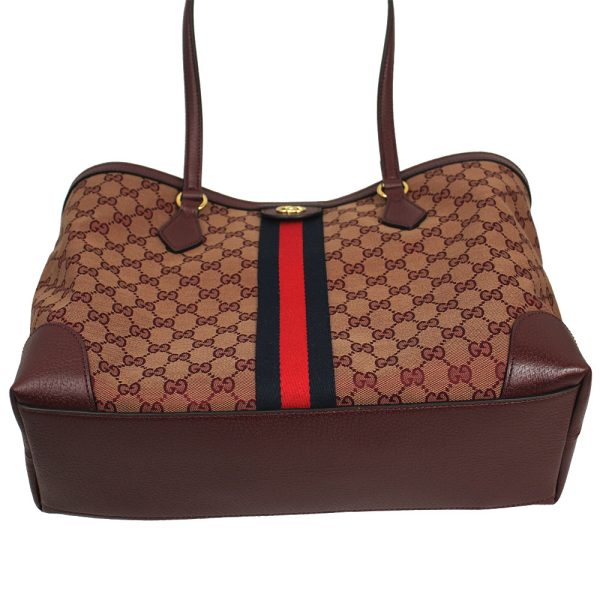 imgrc0145486380 Gucci Tote Bag Ophidia GG Canvas Burgundy