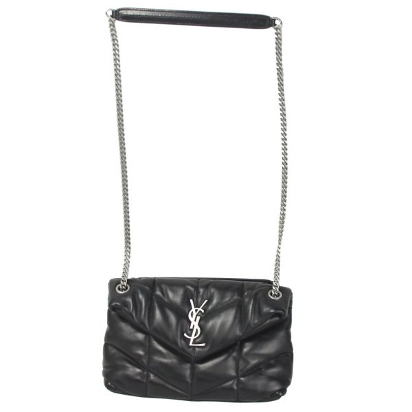 imgrc0161028092 Saint Laurent Chain Shoulder Bag Puffer Black