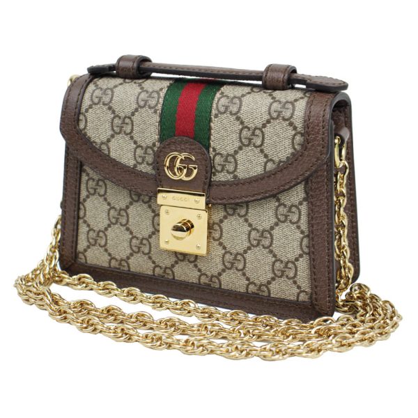 imgrc0161052850 Gucci Mini Hand Chain Shoulder Bag Beige Brown