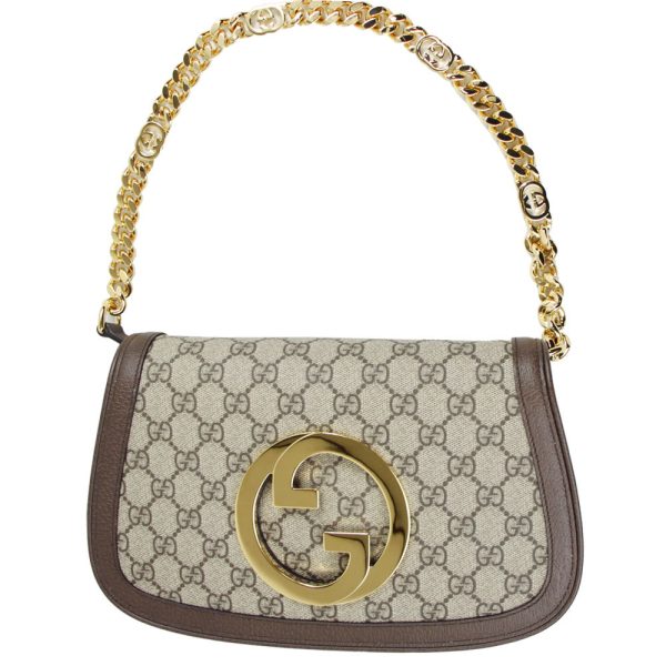 imgrc0161052861 Gucci Blondie Shoulder Bag Chain Beige Brown