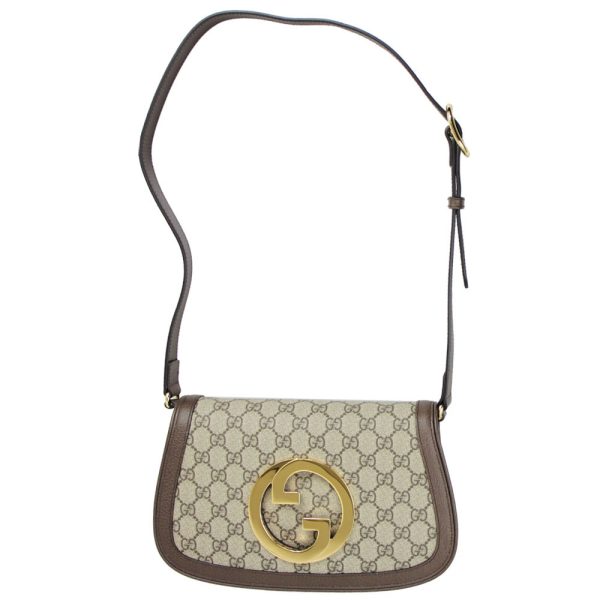 imgrc0161052862 Gucci Blondie Shoulder Bag Chain Beige Brown