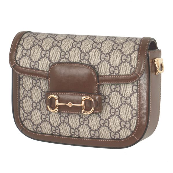 imgrc0163844600 Gucci Horsebit Mini Shoulder Bag Beige Brown