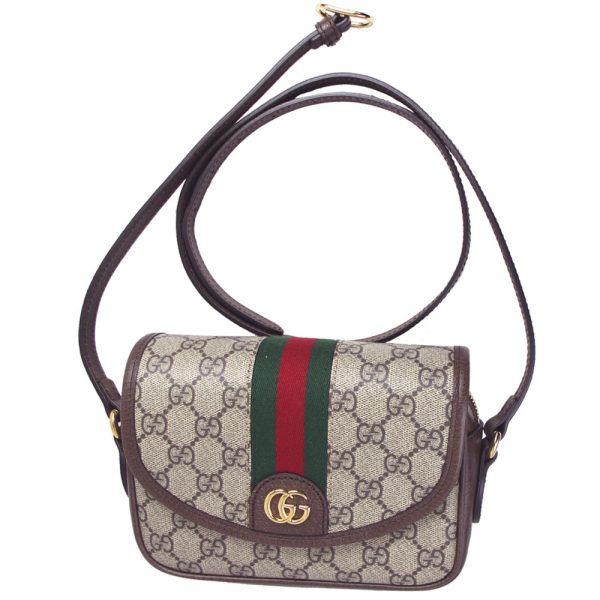 imgrc0163845488 Gucci Shoulder Bag Ophidia Leather Beige Brown