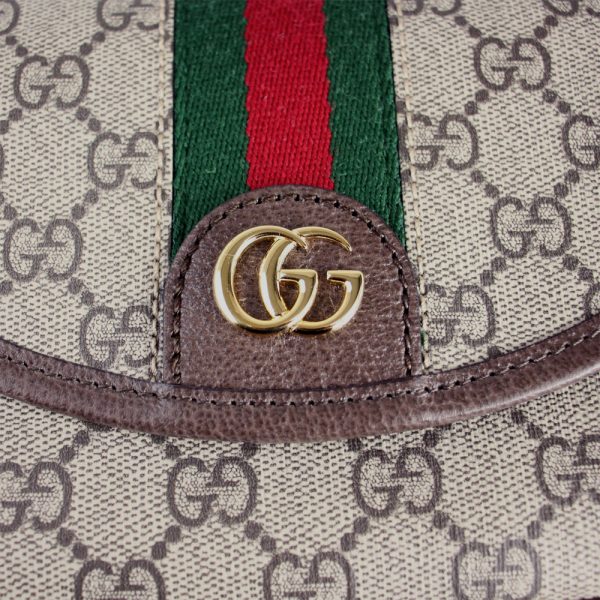 imgrc0163845492 Gucci Shoulder Bag Ophidia Leather Beige Brown