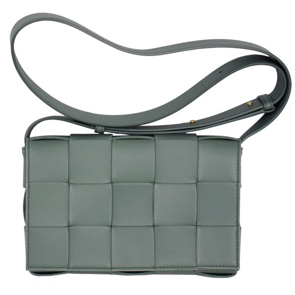 imgrc0164402142 Bottega Veneta Cassette Crossbody Bag Green