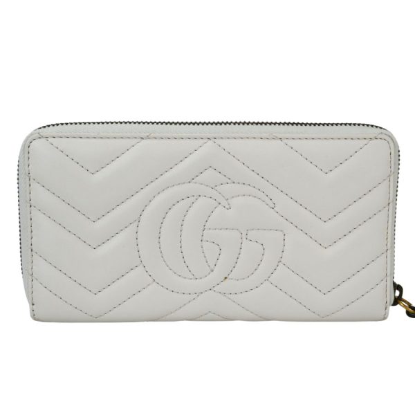 imgrc0165283336 Gucci GG Marmont Zip Around Wallet White Ivory