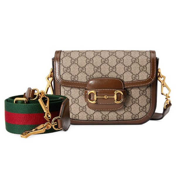 imgrc0168479999 Gucci Horsebit Mini Shoulder Bag Beige Brown