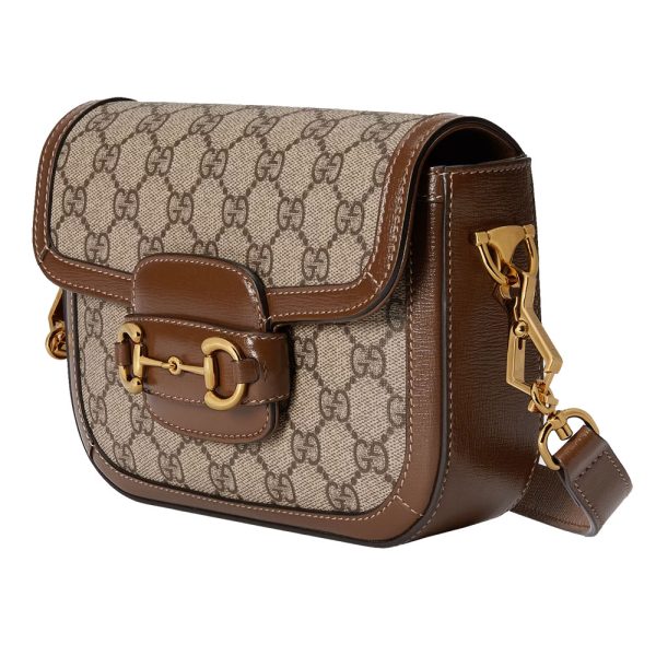 imgrc0168480001 Gucci Horsebit Mini Shoulder Bag Beige Brown