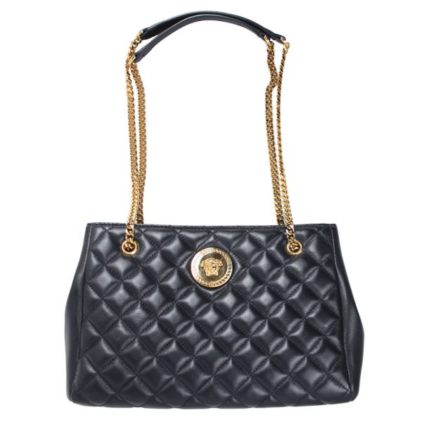 imgrc0168778921 Versace Chain Shoulder Bag 25 Medusa Black