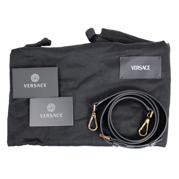 imgrc0168778933 Versace Hand Shoulder Bag 2way Leather Black