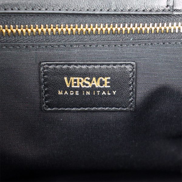 imgrc0168778941 Versace Chain Shoulder Bag Leather Black