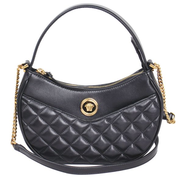 imgrc0168779116 Versace 2way Hand Shoulder Bag Leather Black