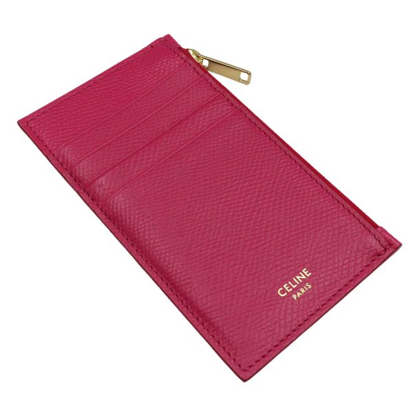 imgrc0168989146 Celine Compact Zipped Card Holder Coin Case Pink