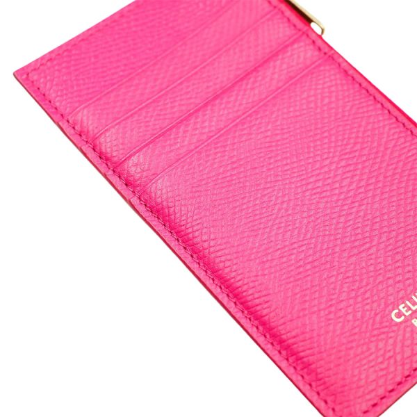 imgrc0168989150 Celine Compact Zipped Card Holder Coin Case Pink