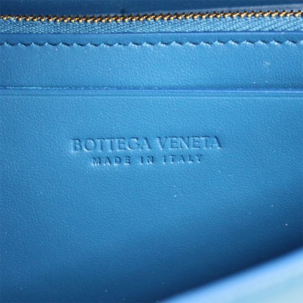 imgrc0169330237 Bottega Veneta Cassette Intrecciato Wallet Blue