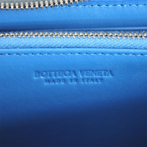 imgrc0169330613 Bottega Veneta Intrecciato Long Wallet Black Blue