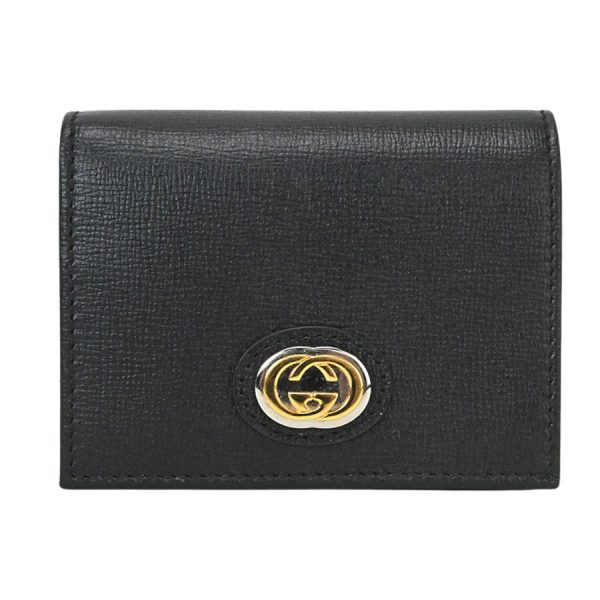 imgrc0172326000 Gucci Interlocking G Marina Card Case Wallet Black