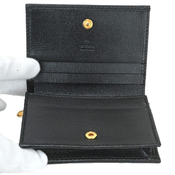 imgrc0172326016 Gucci Interlocking G Marina Card Case Wallet Black