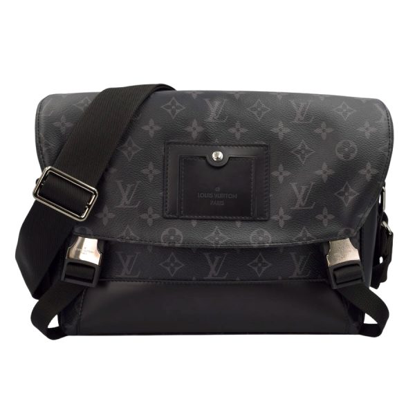 imgrc0172474668 Louis Vuitton Eclipse monogram Messenger Shoulder Bag Black