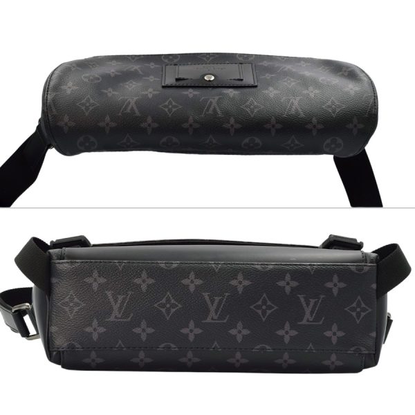 imgrc0172474671 Louis Vuitton Eclipse monogram Messenger Shoulder Bag Black