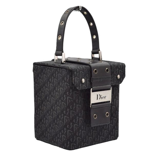 imgrc0175331558 Christian Dior Trotter Vanity Bag Black Gray