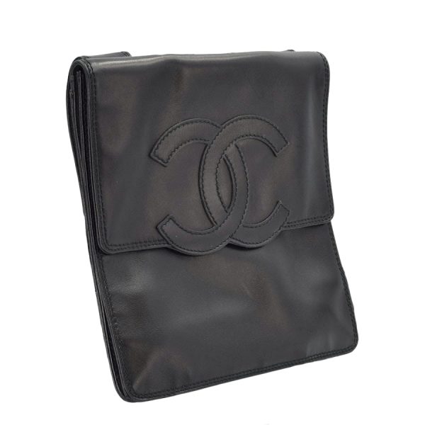 imgrc0177114871 Chanel Cocomark Flap Messenger Bag Black