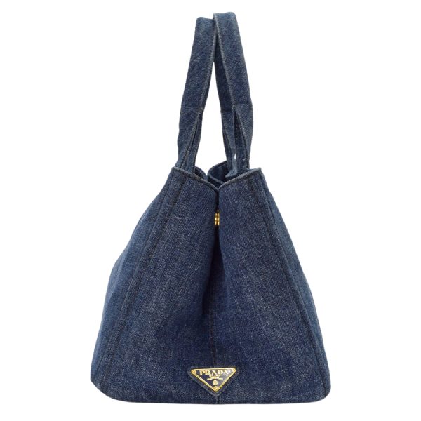 imgrc0177284709 Prada Canapa Shopping Tote Avio Handbag Blue