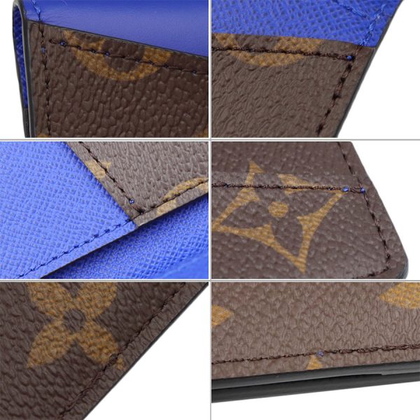 imgrc0177436091 Louis Vuitton Organizer De Poche Case Brown Blue